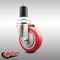Service Caster 4 Inch 316SS Red Polyurethane Wheel Swivel 1-1/2 Inch Expanding Stem Caster SCC-SS316EX20S414-PPUB-RED-112 - alternate 4